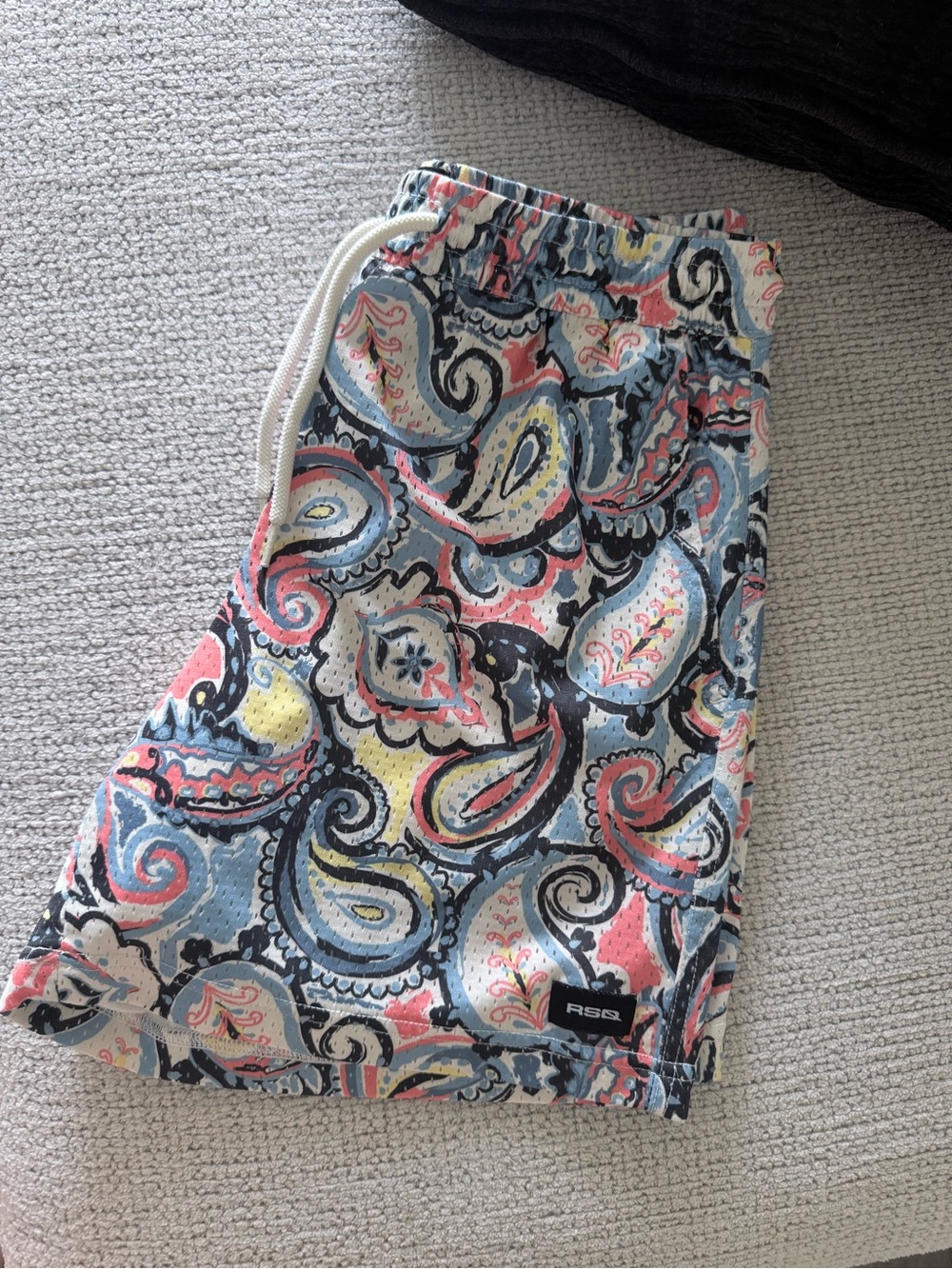 rSQ boys paisley print shorts Small